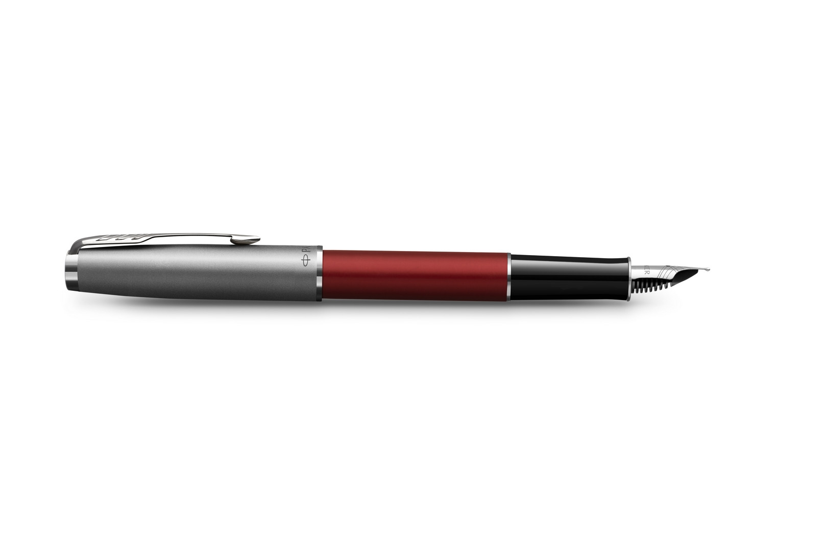 Pióro wieczne Parker Sonnet Sand Blasted Metal Red CT